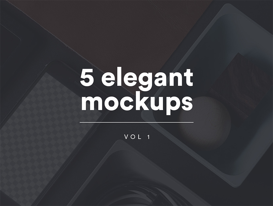 创意场景iphone手机贴图Elegant Mockups