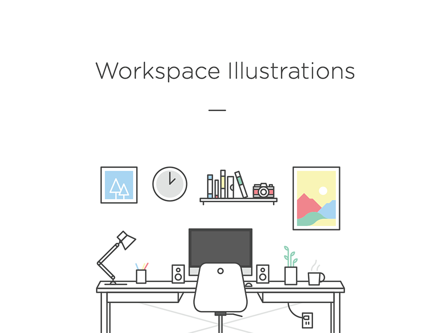 Workspace Illustration Kit