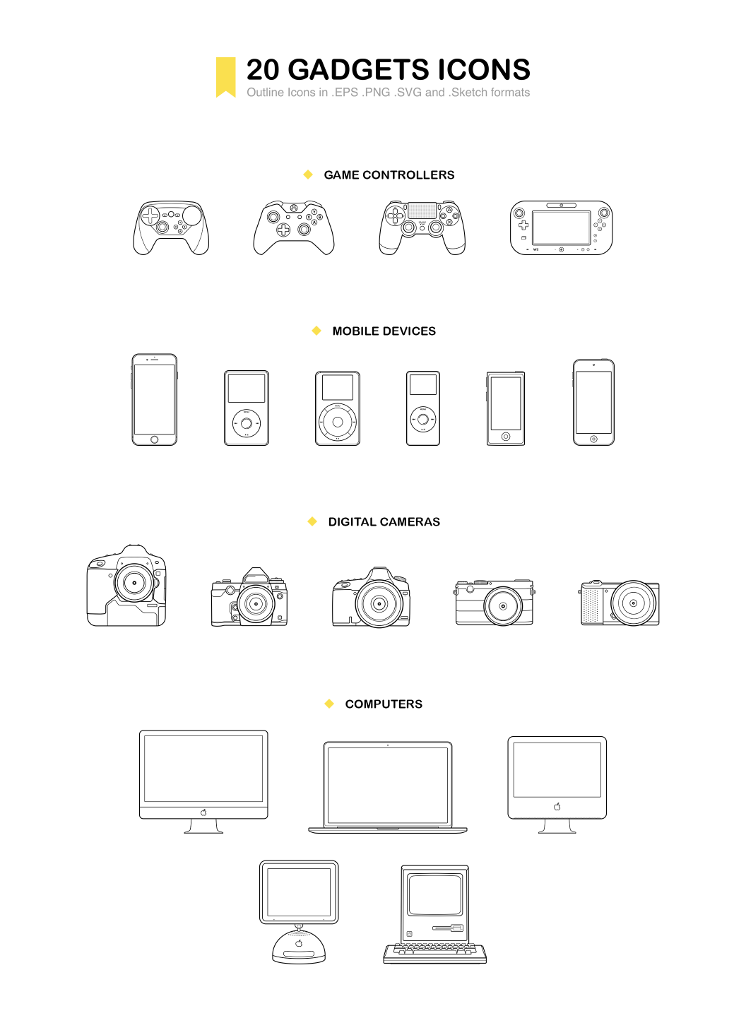 20 Gadget Icons