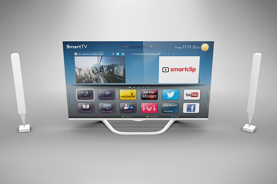 电视界面展示模型 Bundle Smart Tv