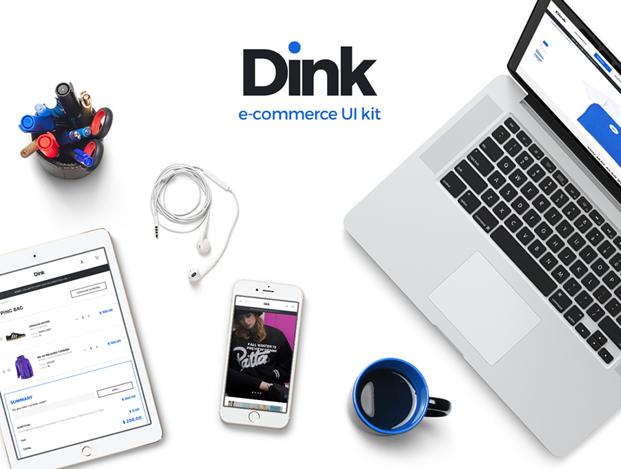 电子商务UI工具包Dink UI Kit