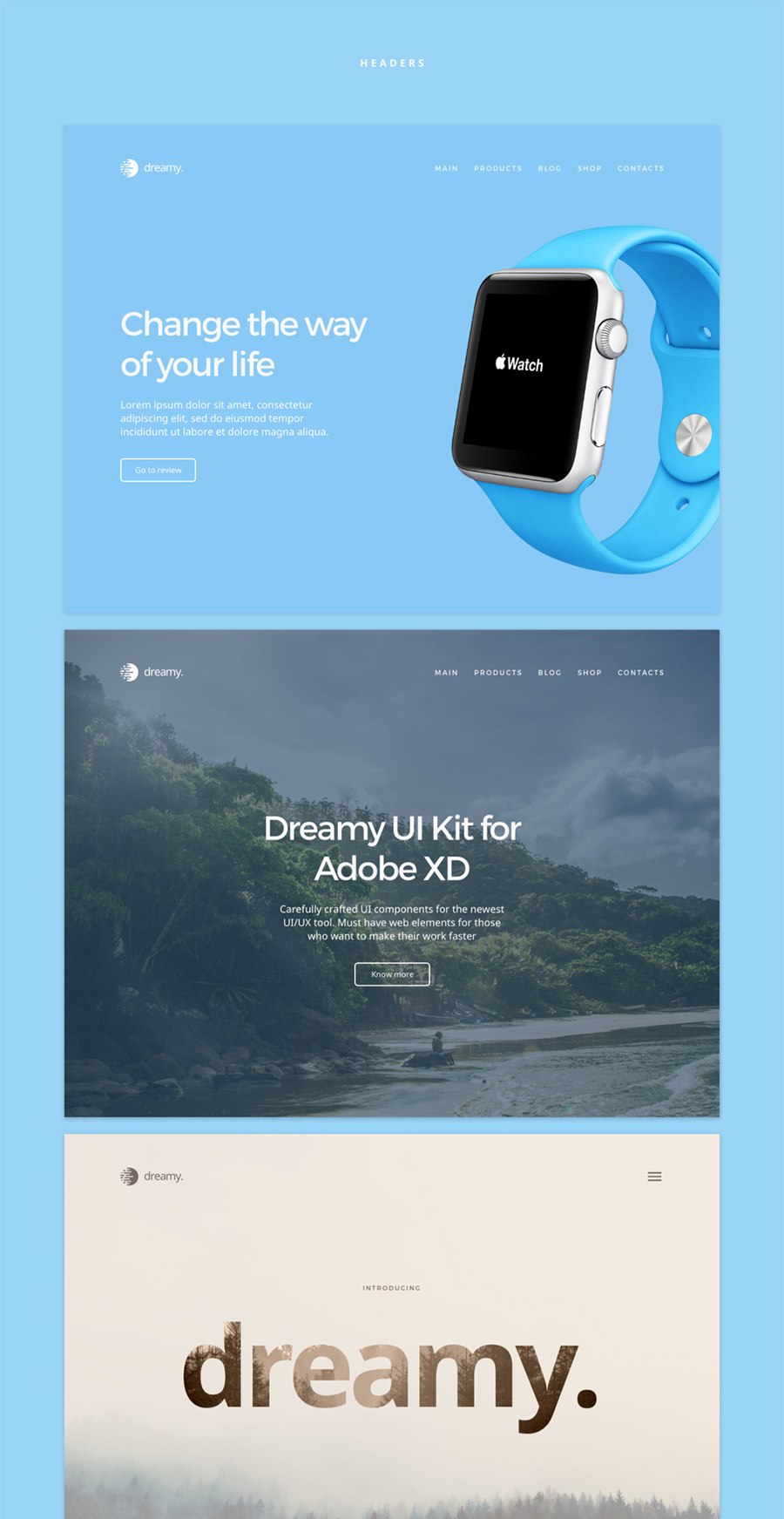 梦幻UI工具包Dreamy UI Kit #689427