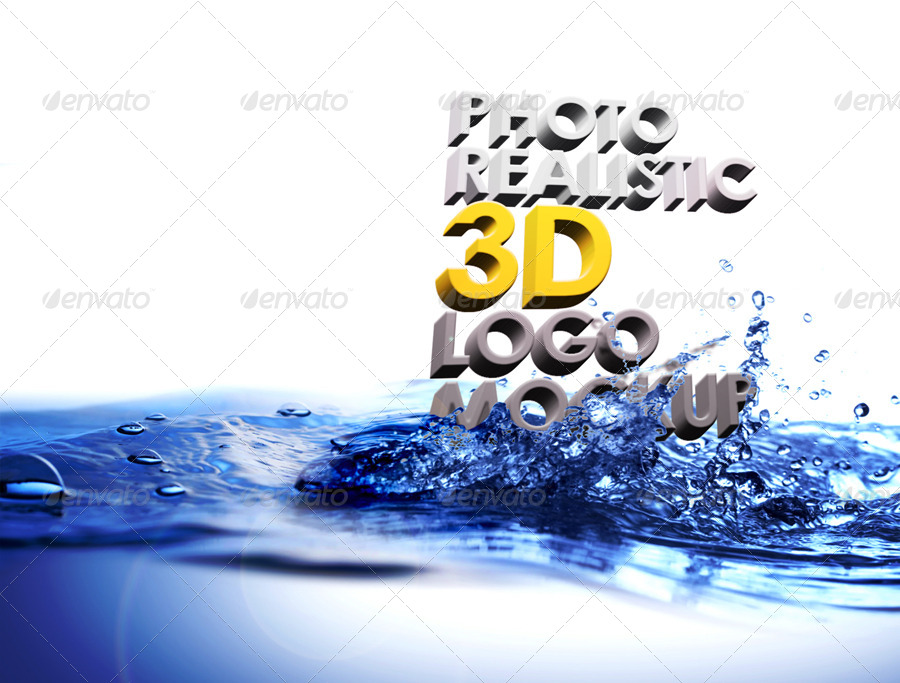 立体LOGO贴图模型 Photo Realistic 3D