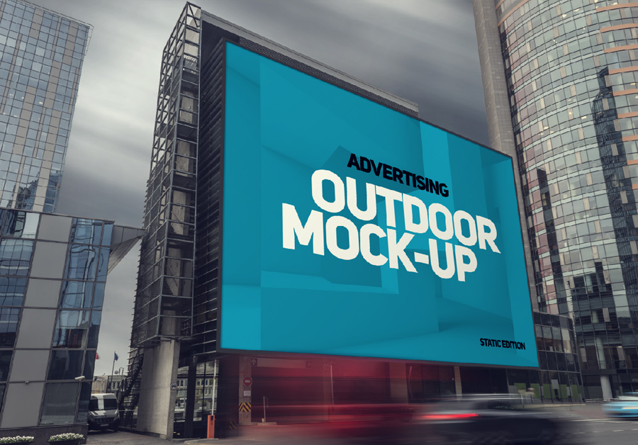 户外广告演示Animated Outdoor Adverti