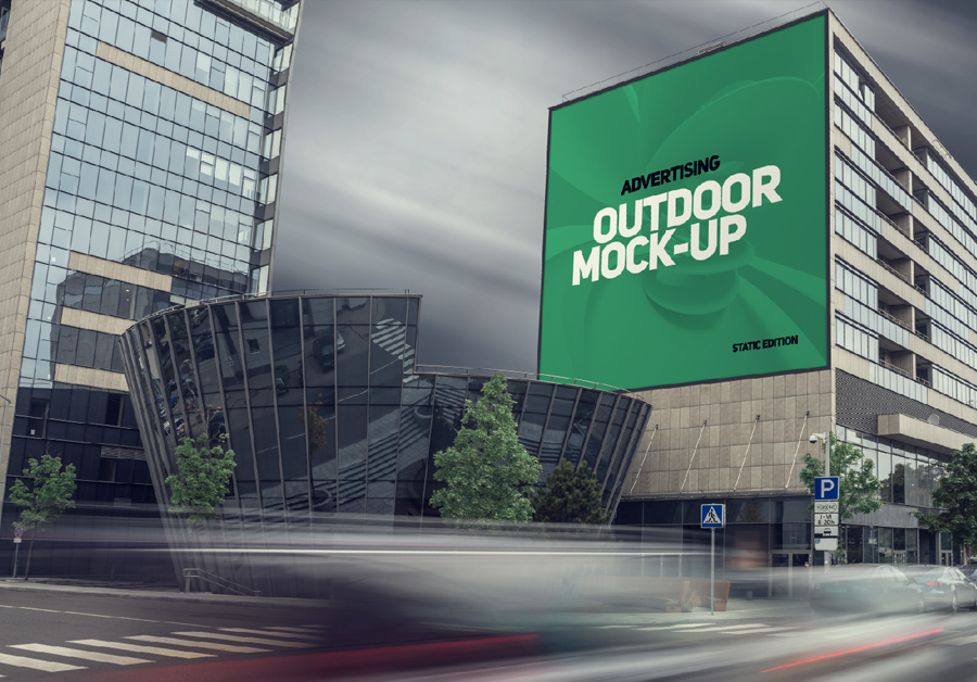 户外广告演示Animated Outdoor Adverti