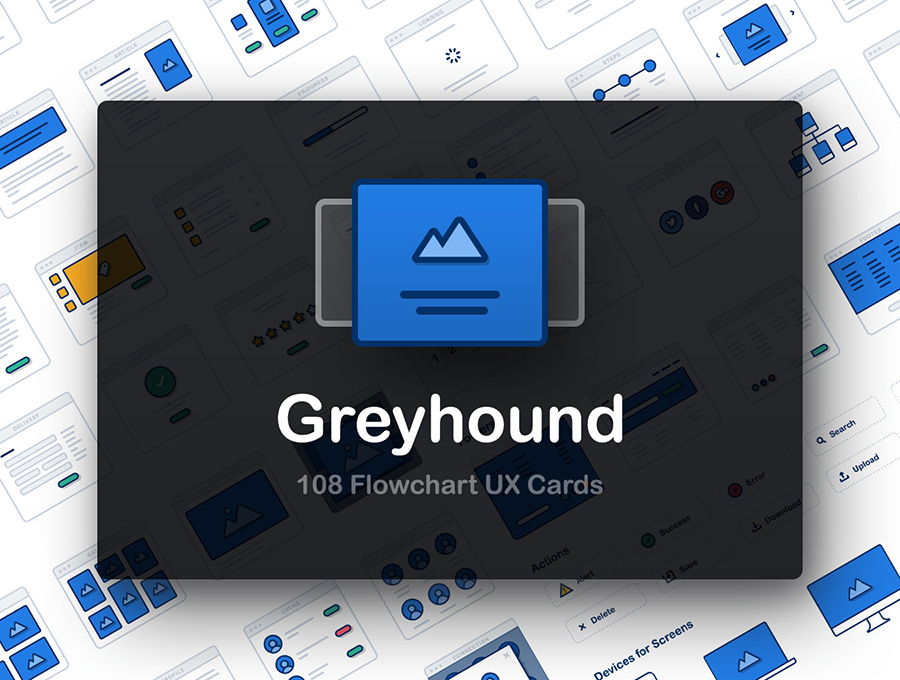 UX流程图Greyhound UX Flowcharts #