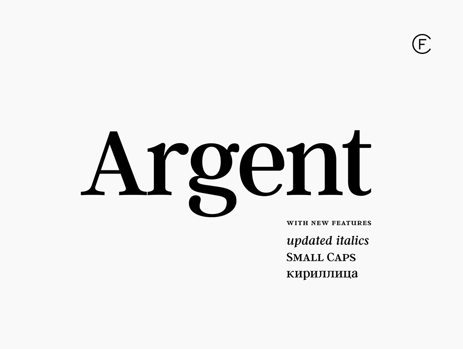 海外商业衬线英文字体Argent CF #294129