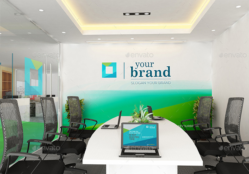 办公区域贴图Office Interior Branding