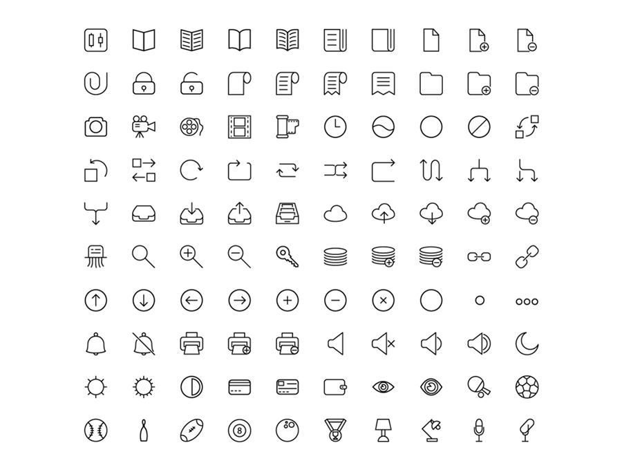 1430 Line Icons