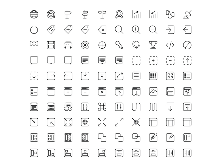 1430 Line Icons