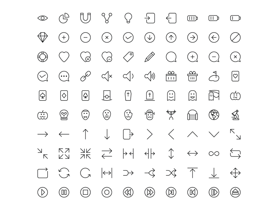 1430 Line Icons