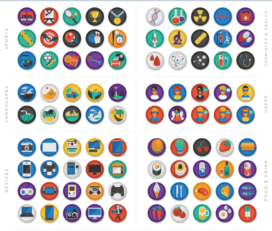 170 Round Icons