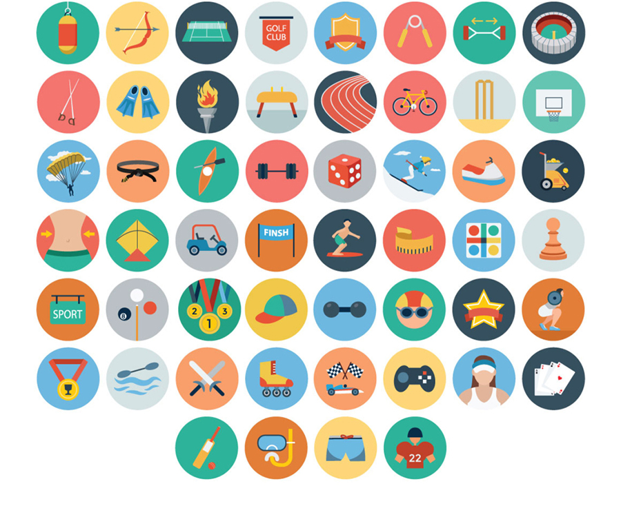 2100+ CS Flat Icons