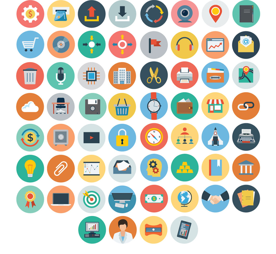 2100+ CS Flat Icons