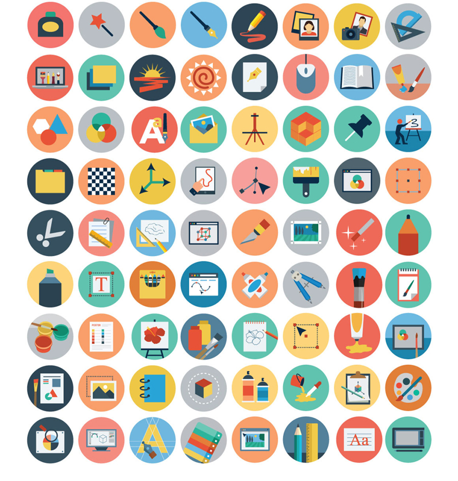 2100+ CS Flat Icons