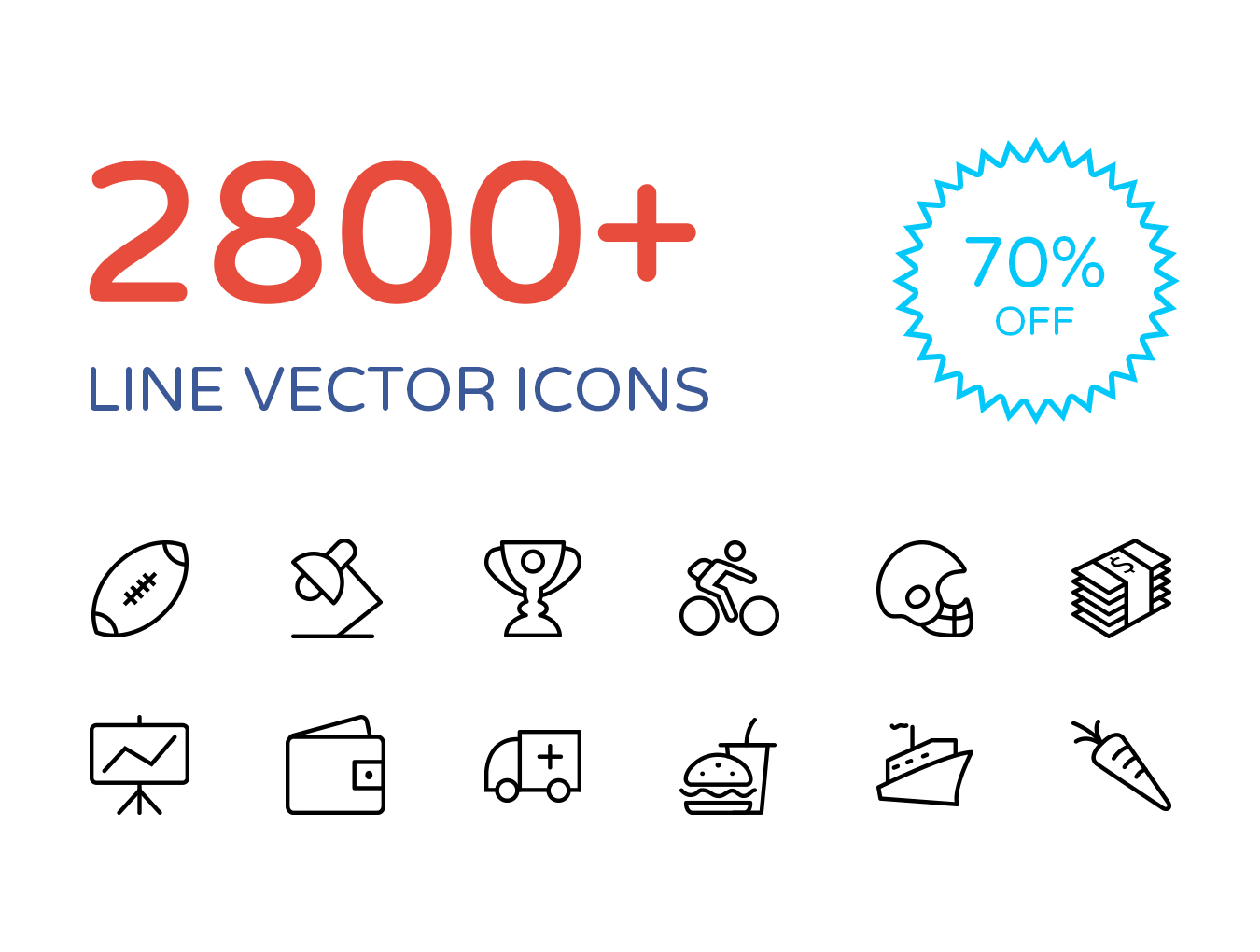 线性风格图标合集CS Vector Icons