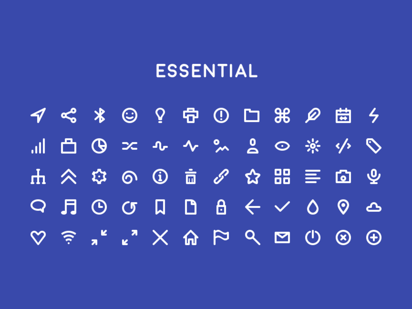 线性简洁风格图标合集Epic Tiny Icons