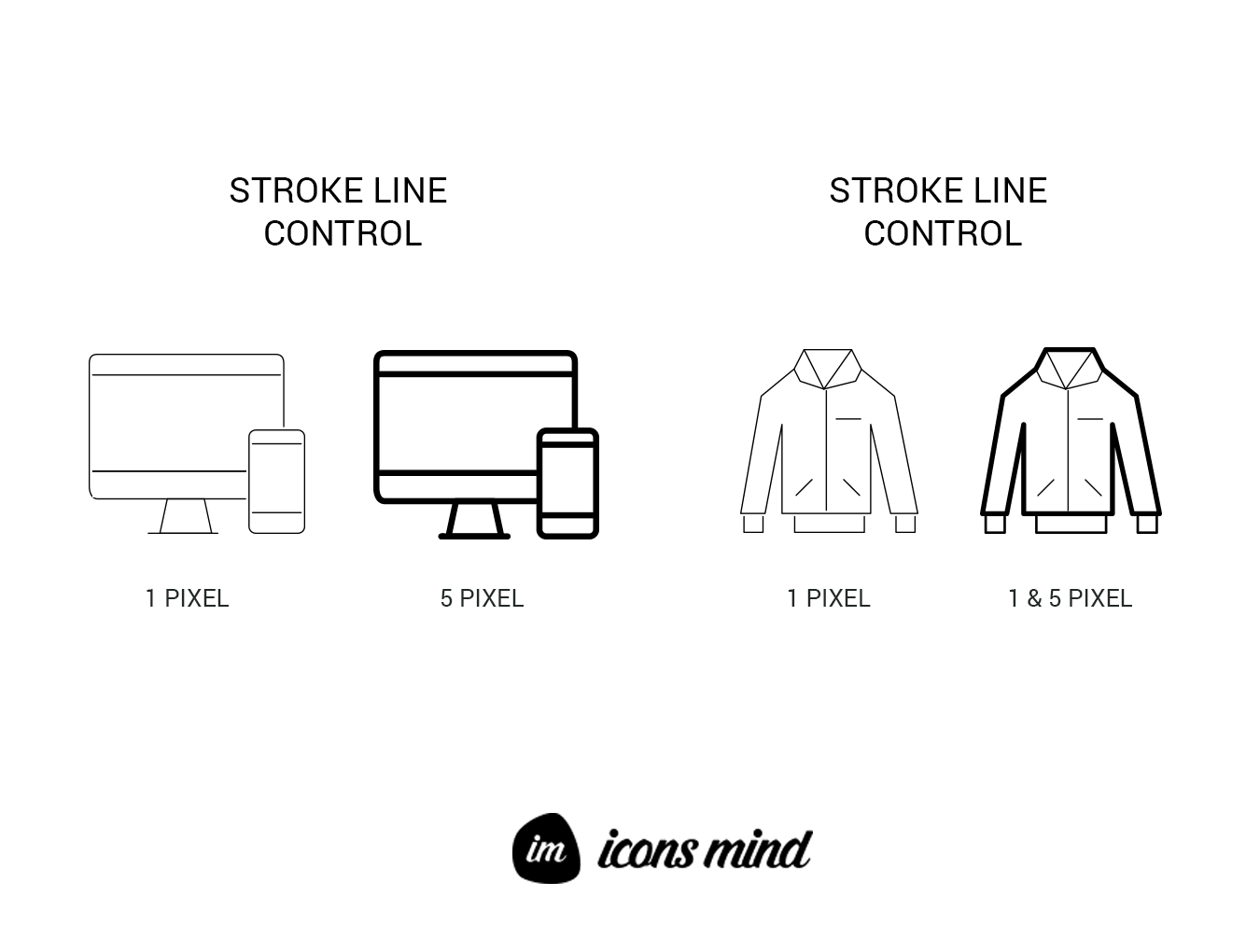 线性风格icon图标Icons Mind