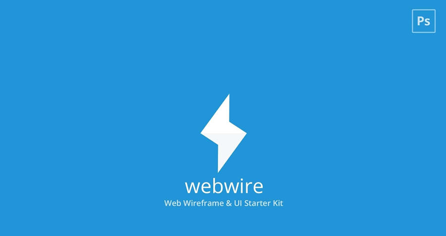 线框UI套件模板Webwire