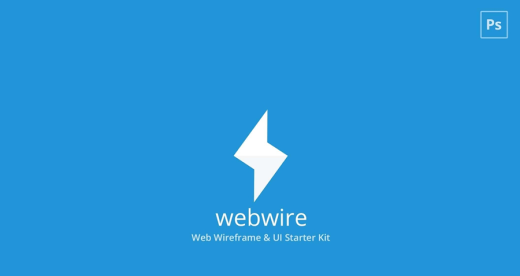 线框UI套件模板Webwire