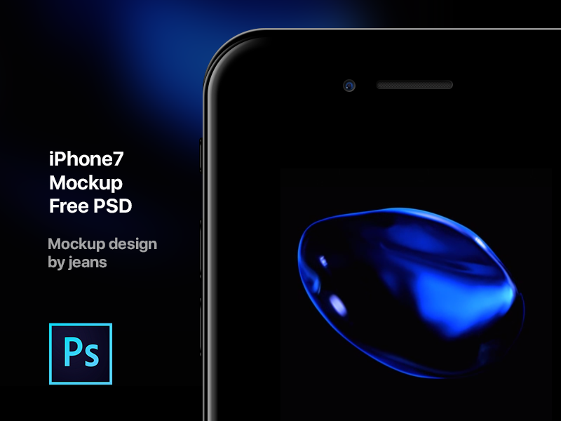 iPhone7 Mockup 免费PSD样机模版