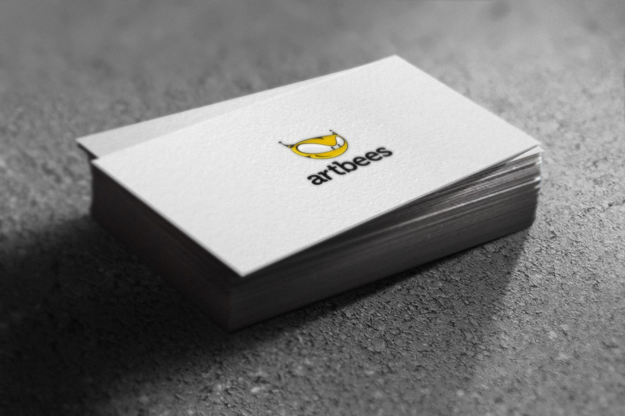 创意时尚名片贴图样机Business Card Mockup