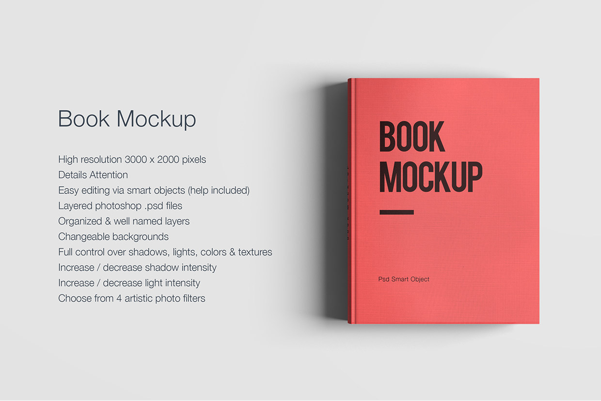 Book Mockup Psd #030 书籍智能样机模版