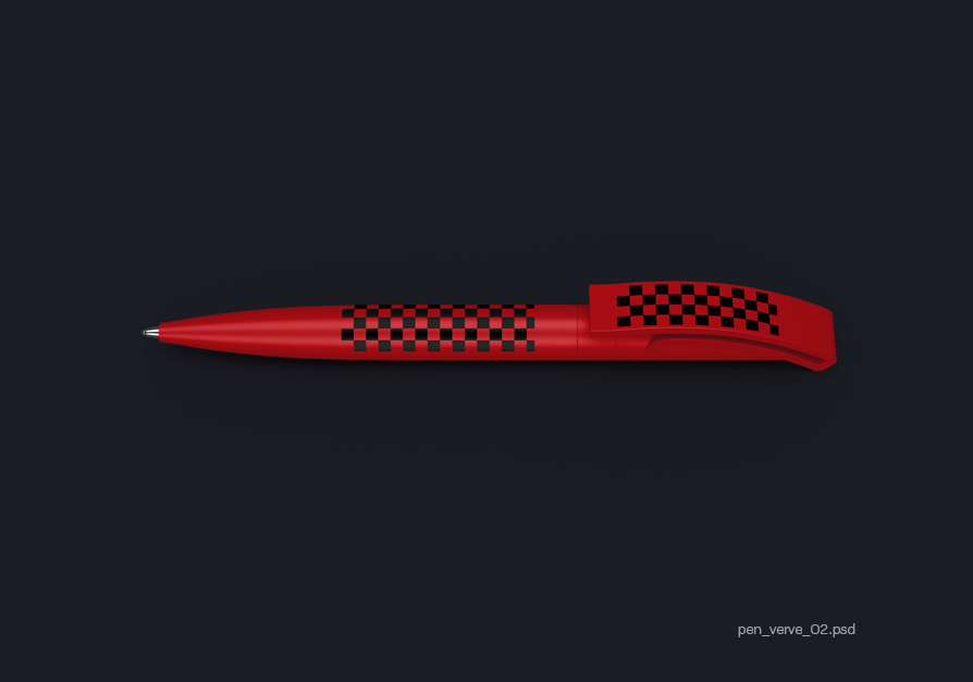 笔身广告贴图模版Senator pen mockup. Ve