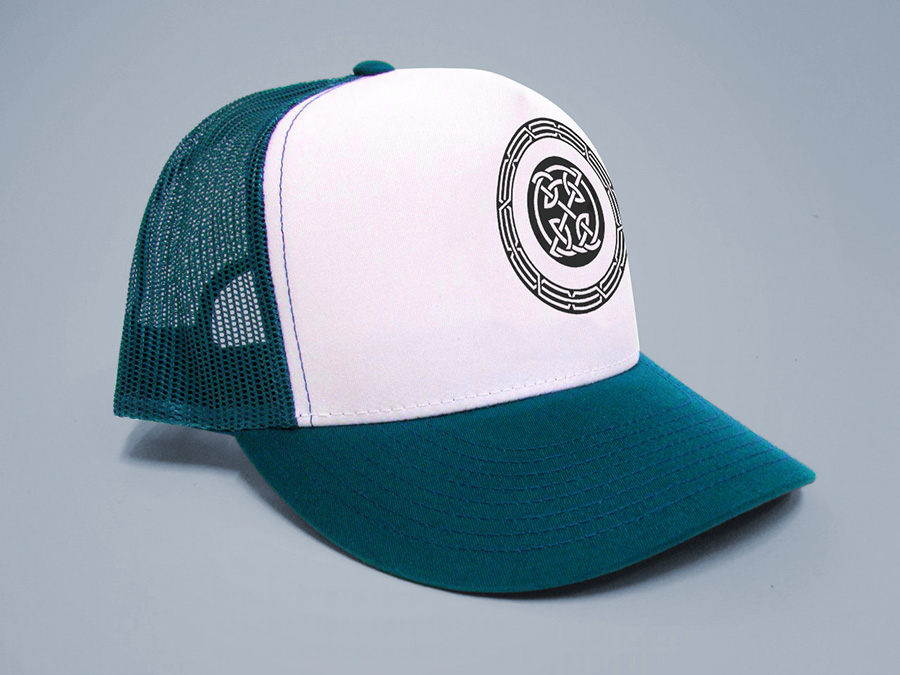 T恤棒球帽模型贴图Trucker Cap+Tshirt mo