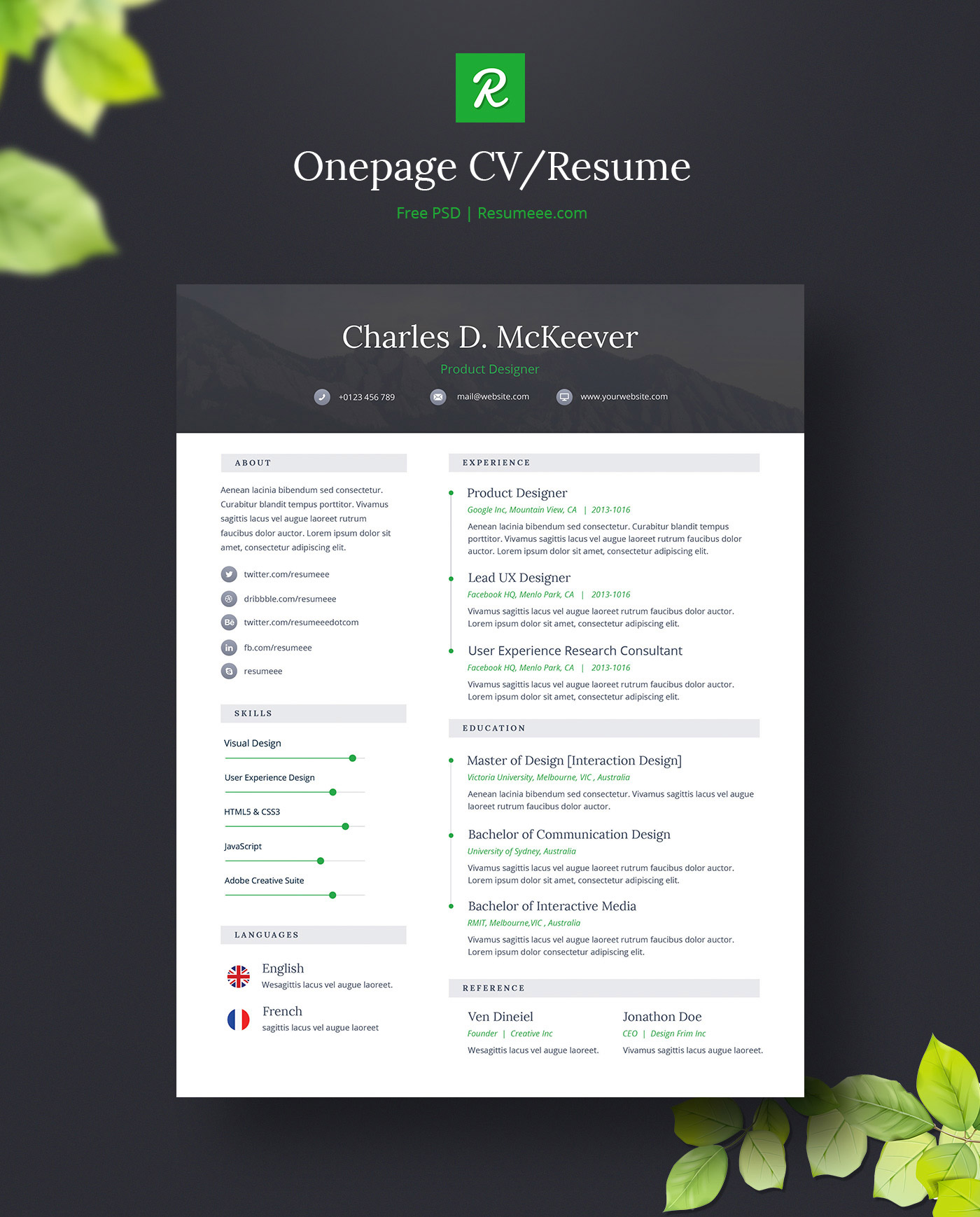 简历模板CV/Resume Template