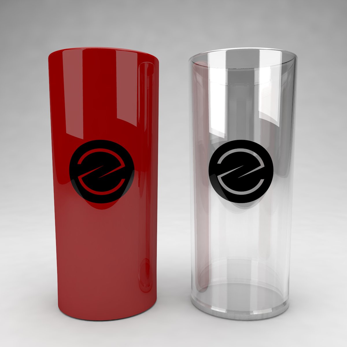 玻璃杯模型智能贴图Glass Cup Mockups Vol