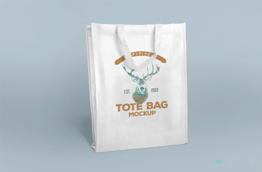 购物袋贴图样机展示模型Realistic Carry Bag
