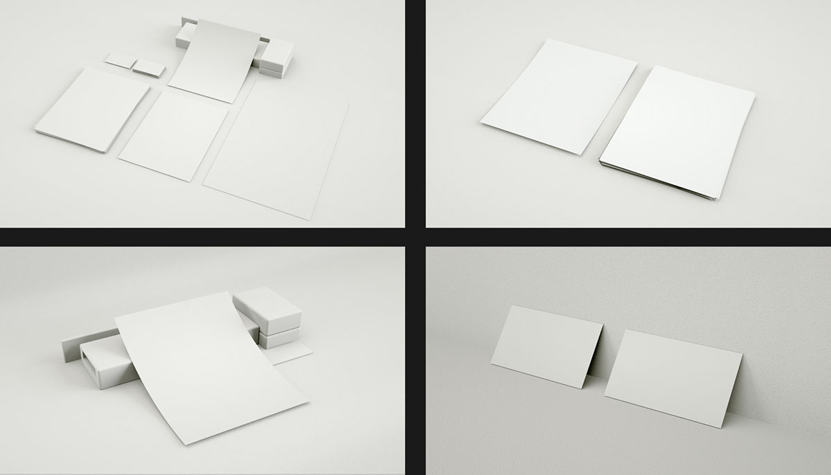 品牌VI贴图 Granite Stationery Vol.