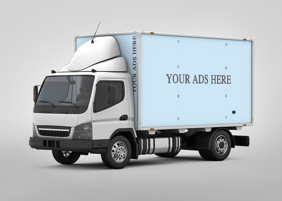 卡车模型贴图展示模版 Lorry Brandiang Moc