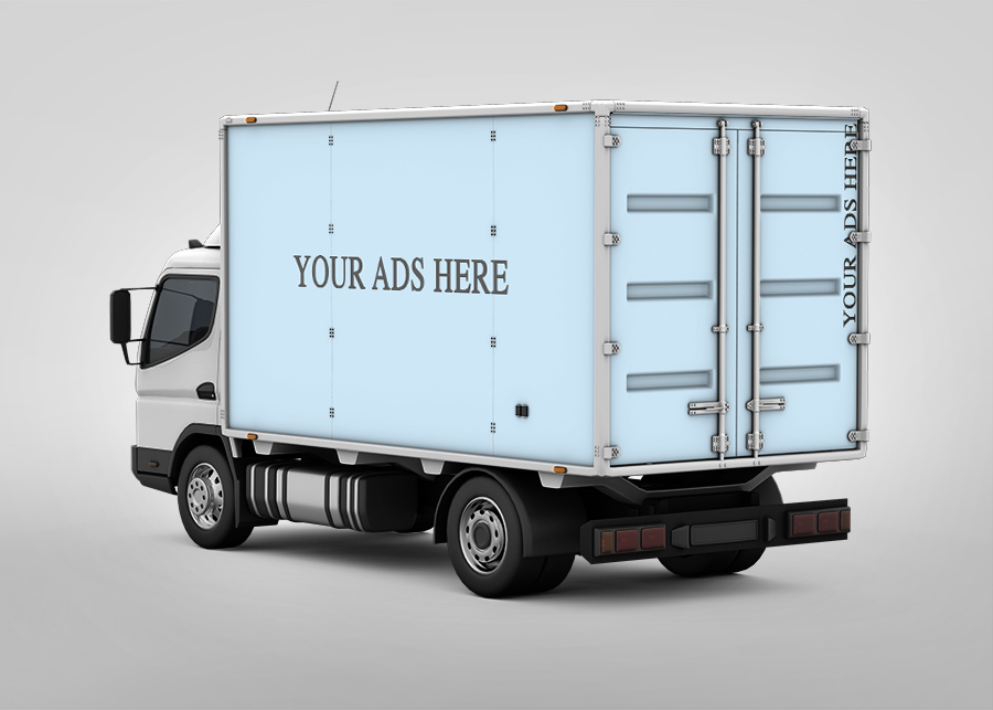 卡车模型贴图展示模版 Lorry Brandiang Moc