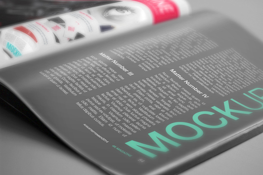 杂志设计展示提案模版 Vol.001-3P