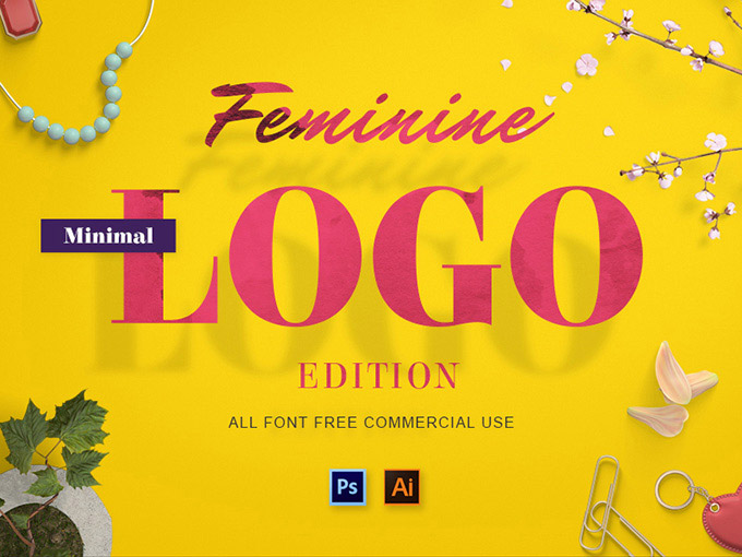 Feminine Minimal Logos Vol. 2