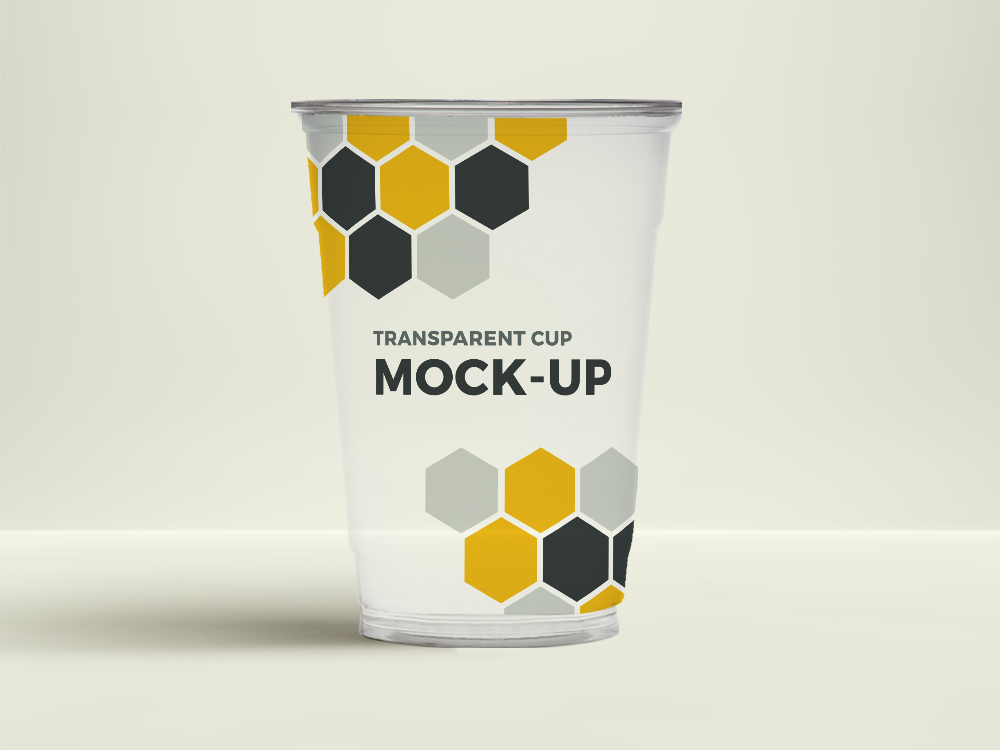 Transparent Cup Mockup #009 透明