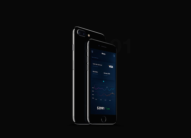 Binary Finance App UI Kit