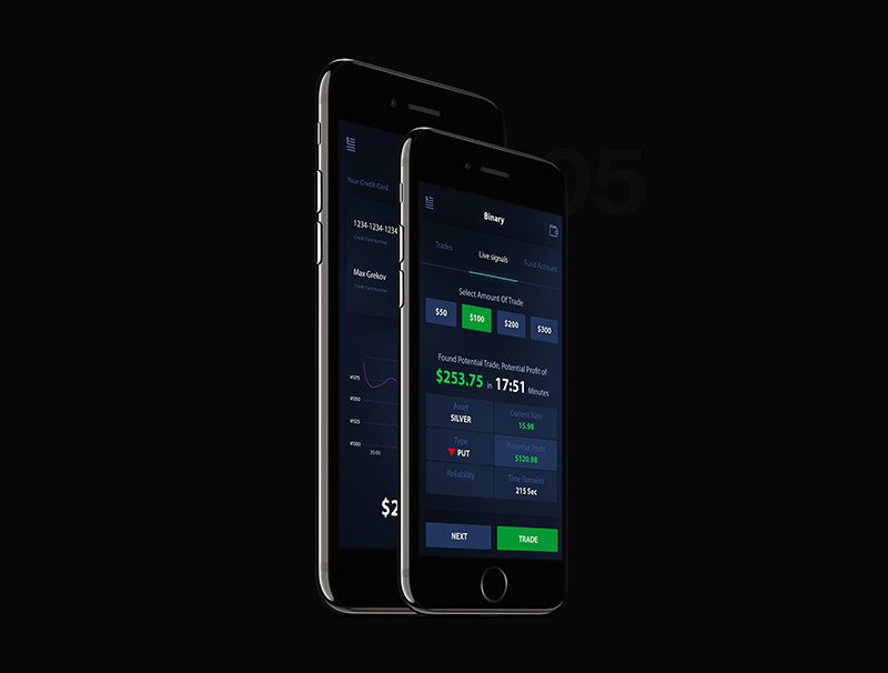 Binary Finance App UI Kit