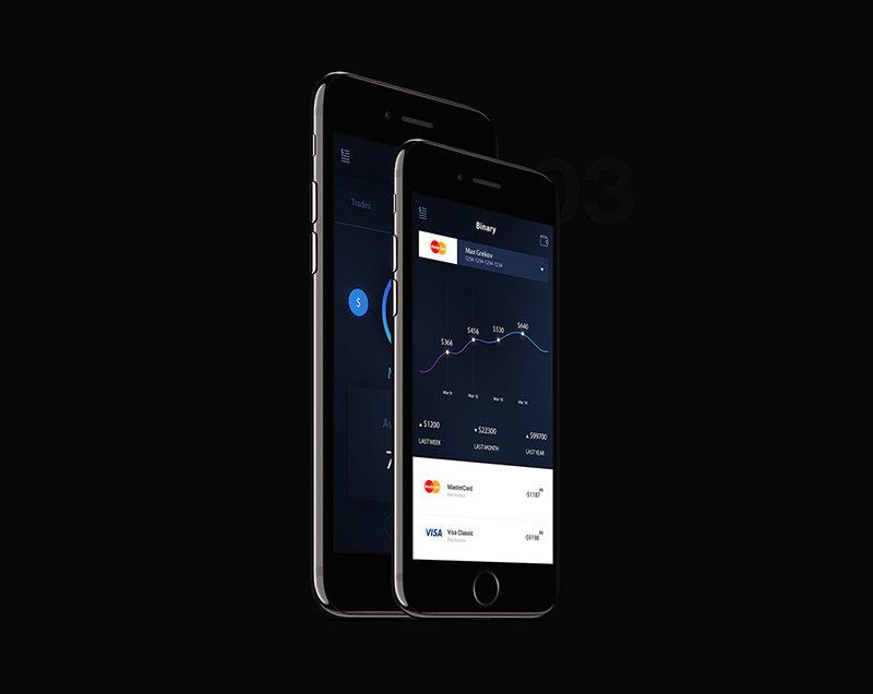 Binary Finance App UI Kit