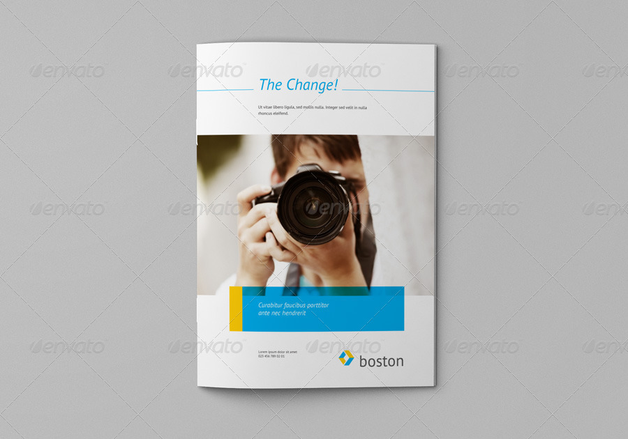 书籍画册模型PSD贴图模Brochure / Catalog