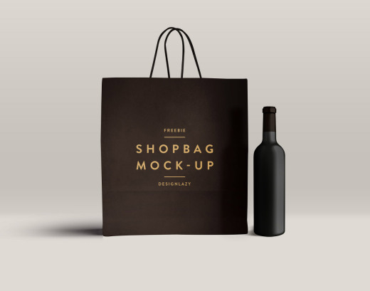 Shopping Bag Mockup PSD #007