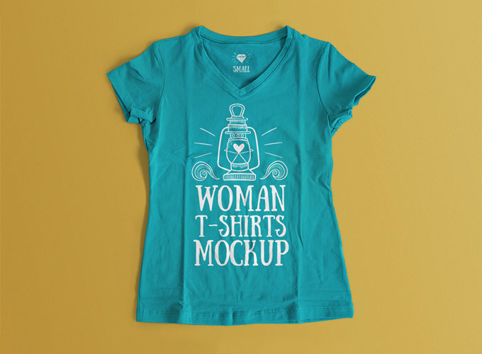 Woman T-Shirt Vol023 女性T恤广告衫贴图