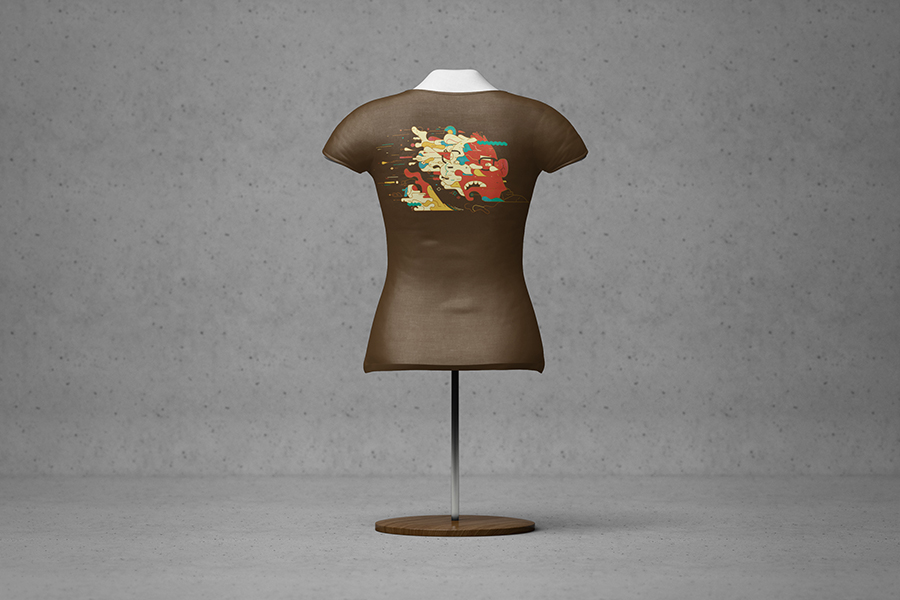 Female T-Shirt Mannequin Mocku