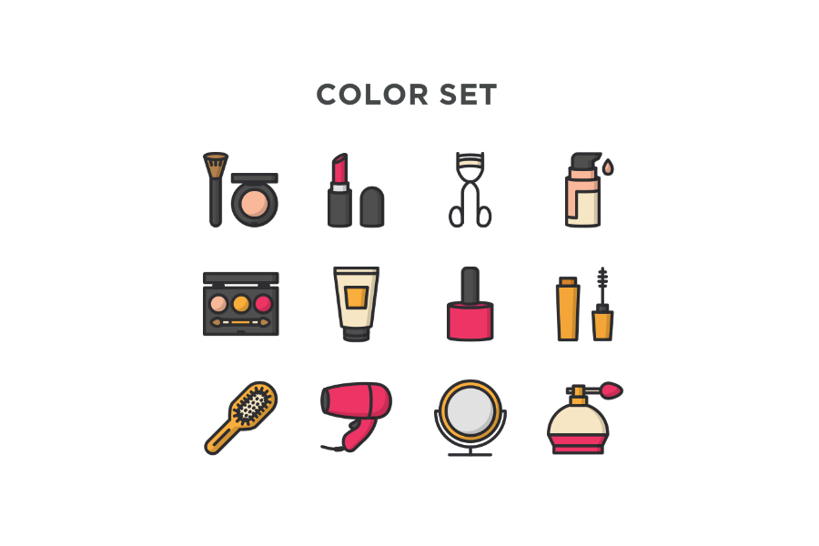 Free Cosmetic Vector Icons