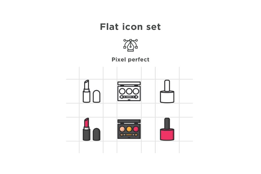 Free Cosmetic Vector Icons