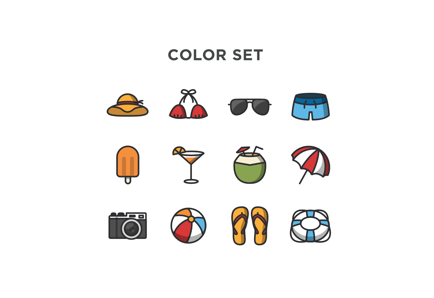 FREE - SUMMER ICONS