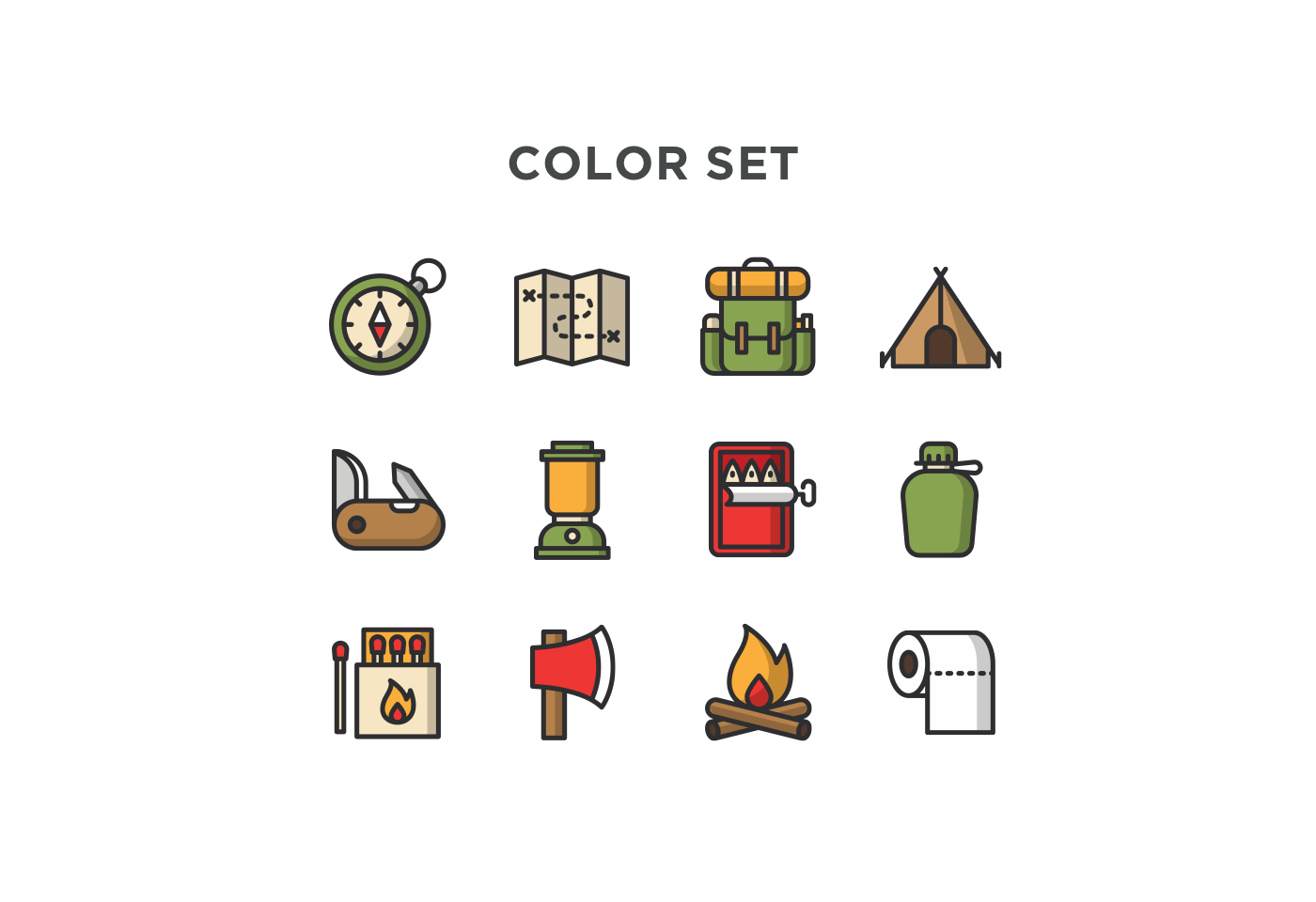 FREE - CAMPING ICONS