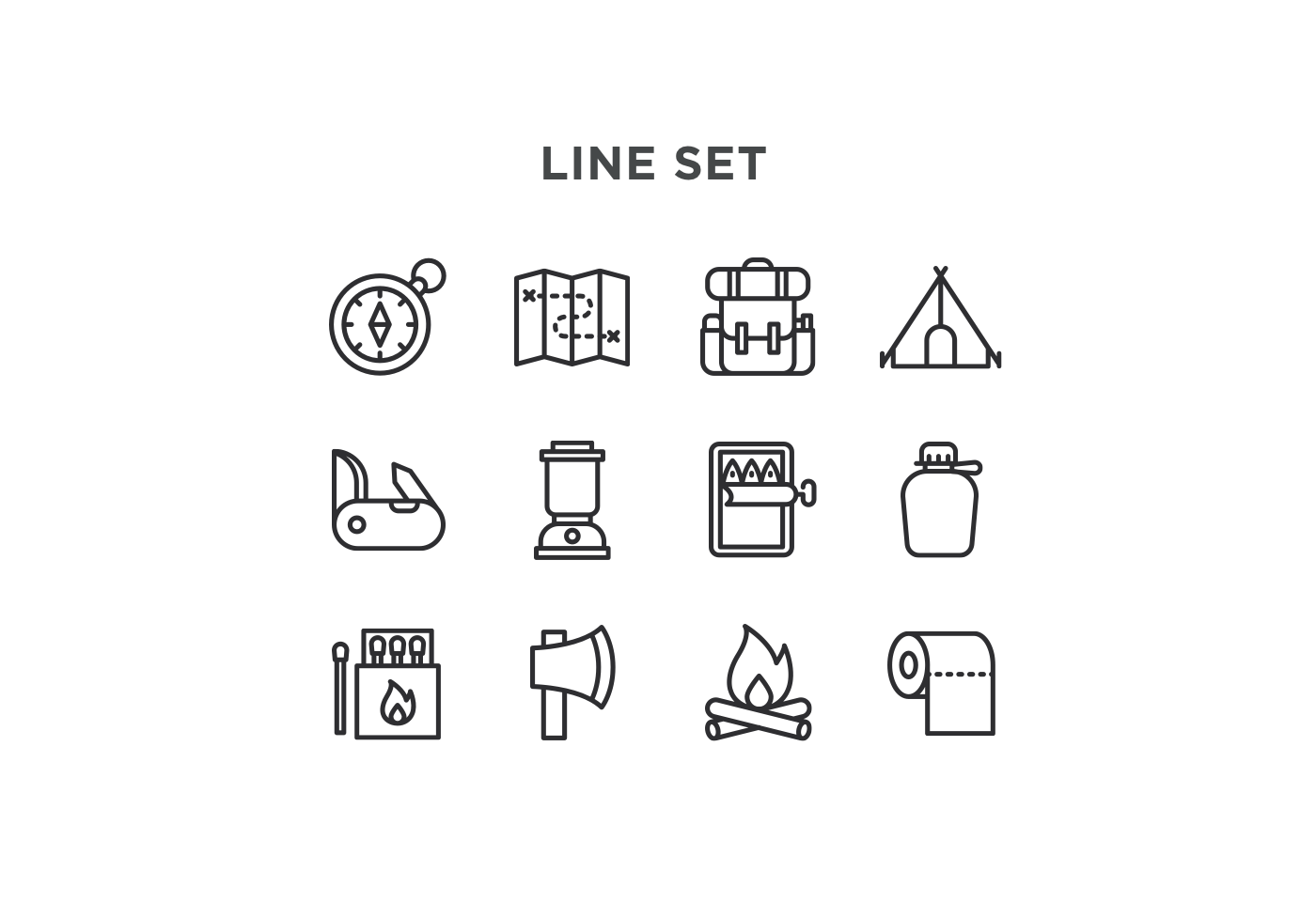 FREE - CAMPING ICONS